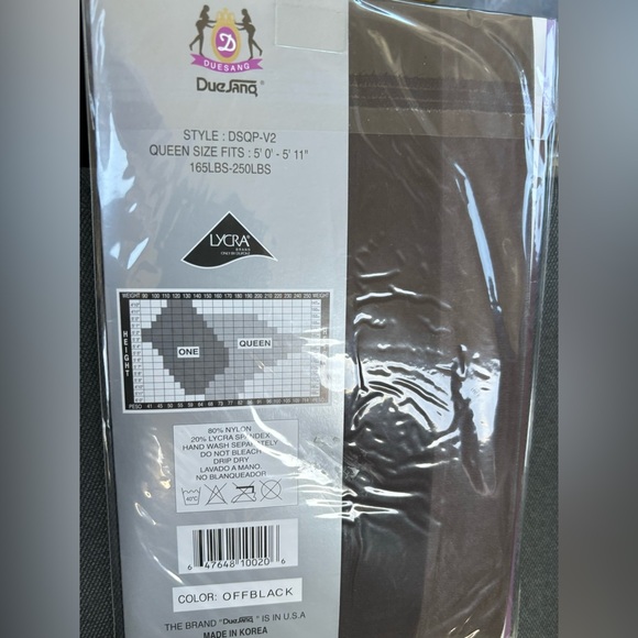 Queen Pantyhose Control off Black - Picture 2 of 4